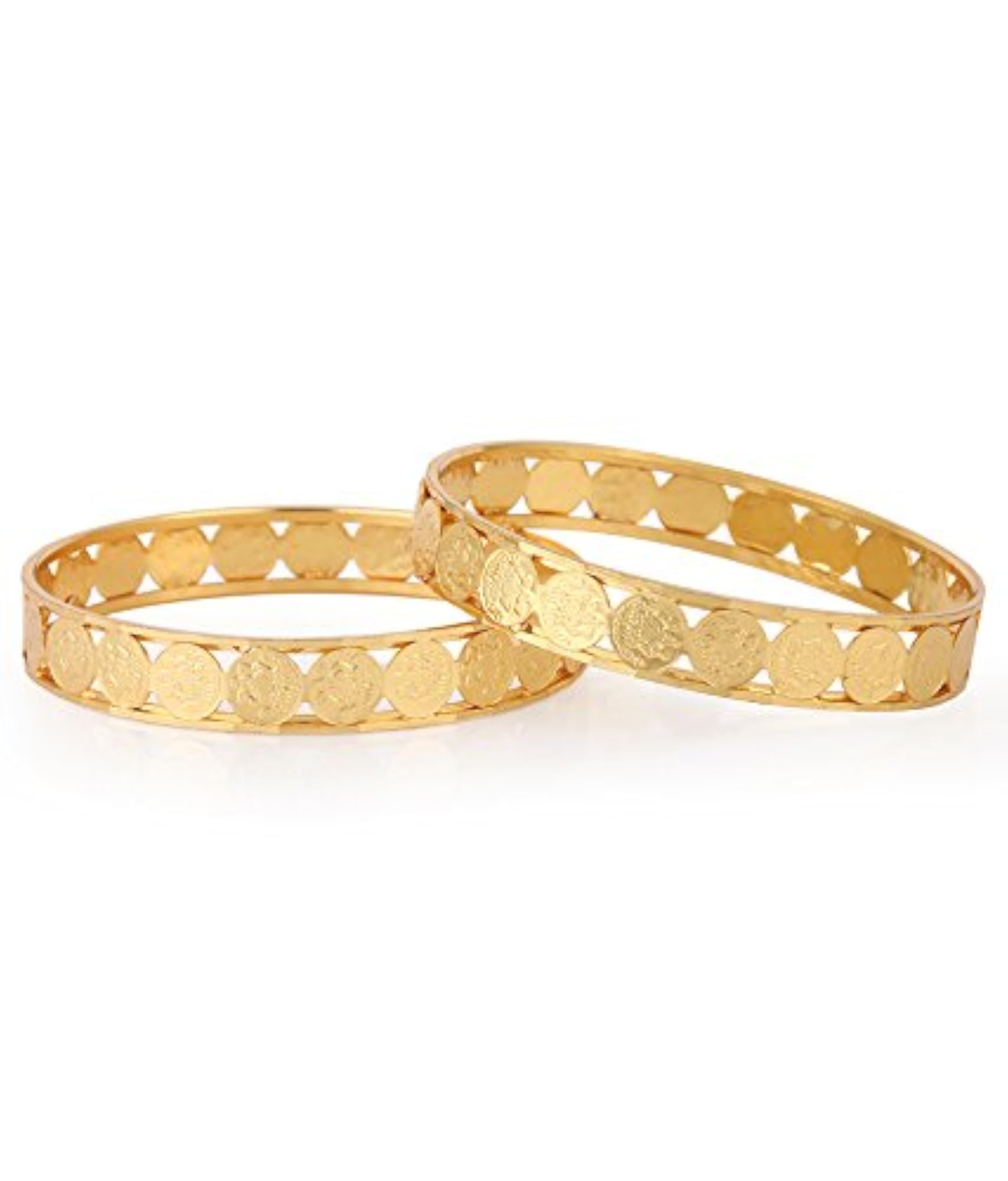 Pearl & Ruby Plated Traditional Bangles Set Combo for Girls